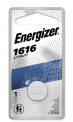 Energizer Pila de Botón 1616 Lithium, 3V, 1 Pieza 