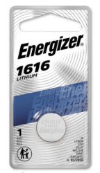 Energizer Pila de Botón 1616 Lithium, 3V, 6 Piezas 