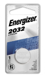 Energizer Pila de Botón 2032 Lithium, 3V, 6 Piezas 
