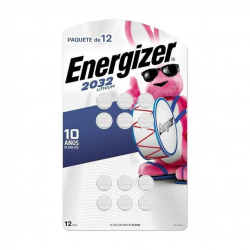 Energizer Pila CR2032, 3V, 12 Piezas 