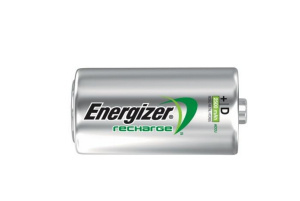 Energizer Pila Recargable D, 1.2V, 2 Piezas 