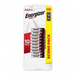 Energizer Pilas Alacalinas AAA - Incluye 16 Pilas AAA 