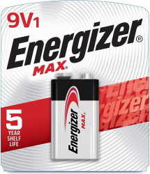Energizer Pila Max, 9V, 1 Pieza 