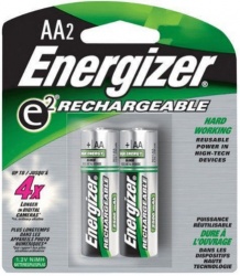 Energizer Pila Recargable AA, 1.2V, 2 Piezas 