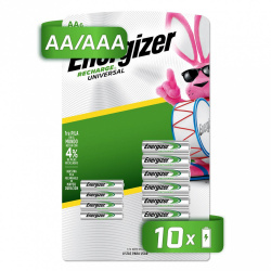 Energizer Pilas Recargables AA/ AAA - Incluye 6 Pilas AA y 4 Pilas AAA 