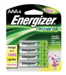 Energizer Pila Recargable AAA, 4 Piezas 