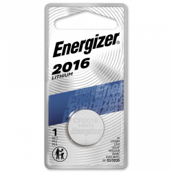 Energizer Pila de Botón CR2016, 3V, 6 Piezas 