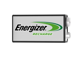 Energizer Pila Recargable, 9V, 8.4V, 12 Piezas 