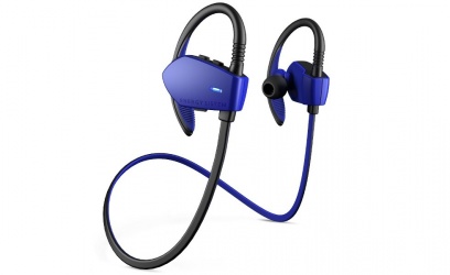 Energy Sistem Audífonos Intrauriculares con Micrófono Sport 1, Inalámbrico, Bluetooth, Negro/Azul 