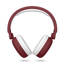 Energy Sistem Audífonos con Micrófono Headphones 2, Bluetooth, Inalámbrico, USB, Rojo/Blanco 