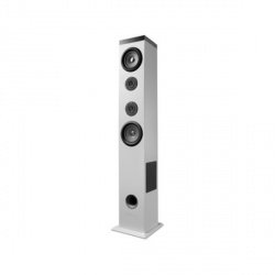 Energy Sistem Bocina con Subwoofer Energy Tower 5, Bluetooth, Inalámbrico, 2.1 Canales, 60W, USB, Blanco 