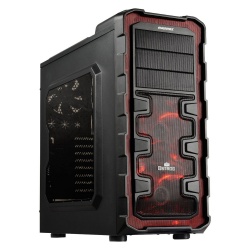Gabinete Enermax Ostrog GT LED Rojo, Midi-Tower, ATX/Micro-ATX, USB 2.0/3.0, sin Fuente, Negro/Rojo 