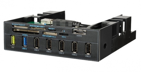 Enermax Lector Memoria Mighty Charger ECR501, USB 3.2, Negro 