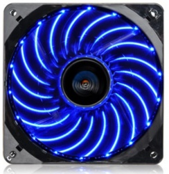 Ventilador Enermax T.B. Vegas LED Azul, 120mm, 500 - 1800 RPM, Negro 