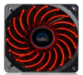 Ventilador Enermax T.B.VEGAS LED Rojo, 120mm, 500 - 1800RPM, Negro 