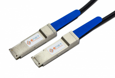 Enet Cable QSFP+ Macho - SFP+ Macho, 1 Metro, 40 Gbit/s 