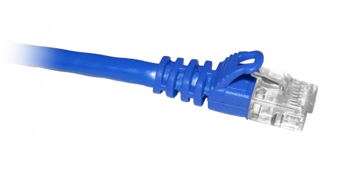 Enet Cable Patch Cat6 UTP Moldeado sin Enganches RJ-45 Macho - RJ-45 Macho, 4.57 Metros, Azul 