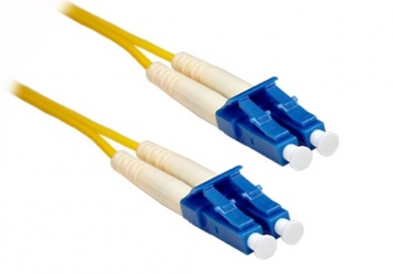 Enet Cable Fibra Óptica Duplex Monomodo LC Macho - LC Macho, 9/125, 2 Metros, Amarillo 