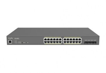 Switch EnGenius Gigabit Ethernet ECS1528FP, 24 Puertos PoE 10/100/1000Mbps + 4 Puertos SFP+ Uplink, 128Gbit/s, 16.000 Entradas - Administrable 