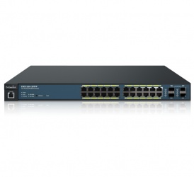 Switch EnGenius Gigabit Ethernet Neutron EWS1200-28TFP, 24 Puertos 10/100/1000Mbps +  4 Puertos SFP, 56 Gbit/s, 8000 Entradas - Administrable 