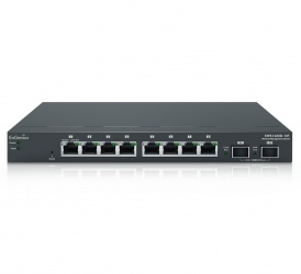 Switch EnGenius Gigabit Ethernet EWS1200D-10T, 8 Puertos 10/100/1000Mbps + 2 Puertos SFP, 20 Gbit/s, 8000 Entradas - Administrable 