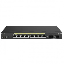 Switch EnGenius Gigabit Ethernet EWS2910P, 8 Puertos PoE 10/100/1000Mbps + 2 Puertos SFP, 20 Gbit/s - Administrable 