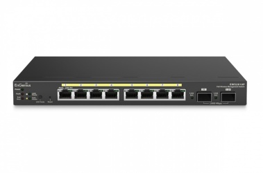EnGenius Switch Gigabit Ethernet EWS2910P-Kit-300, 8 Puertos 10/100/1000Mbps + 2 Puertos SFP, 20 Gbit/s - Administrable + 2 Access Points 