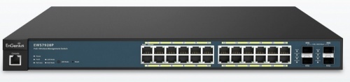Switch EnGenius Gigabit Ethernet EWS7928P, 24 Puertos 10/100/1000Mbps + 4 Puertos 100/1000Mbps SFP, 56 Gbit/s - Administrable 