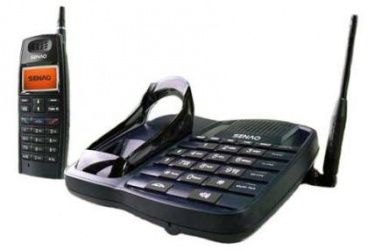 EnGenius Teléfono Inalámbrico de Ultra Largo Alcance SN358+, DECT, Contestadora, Altavoz, Negro 