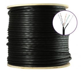 Enson Bobina de Cable Ethernet Cat6, UTP, 305 Metros 