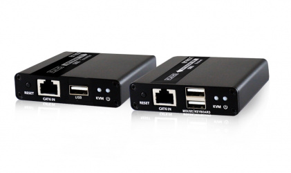 Enson Extensor de Video HDMI por Cable Cat6/Cat6a/Cat7, Alámbrico, 2x RJ-45, 70 Metros 