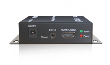 Enson Extensor de Video AV Alámbrico Cat5e, 1x HDMI, 1x RJ-45, hasta 100 Metros, incluye Transmisor ENS-HE8200T y Receptor ENS-HE8200R 