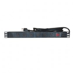 Enson PDU para Rack 6U ENS-PDU6, 110V, 6 Contactos 