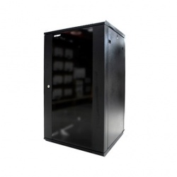 Enson Gabinete de Pared 22U, hasta 60KGs, Negro | Abasteo.mx