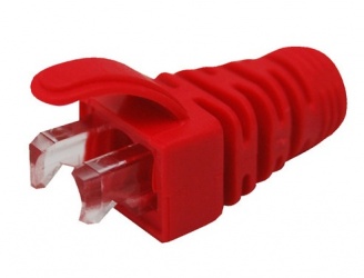 Enson Protector de Cable para RJ-45, Rojo 