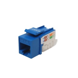  Enson Jack Keystone de Red Cat5e UTP, RJ-45, Azul/Blanco 