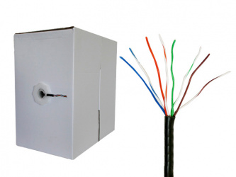 Enson Bobina de Cable Ethernet Cat5e, UTP, 305 Metros 