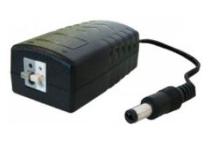 Enson Fuente de Poder para Cámara PSC-24122, Entrada 24V, Salida 12V, Negro 