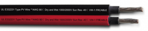 Epcom Cable Fotovoltaico 6AWG, 50 Metros, Rojo 