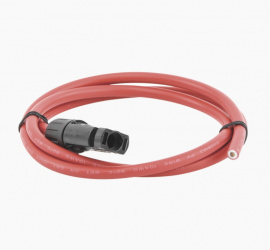Epcom Cable Fotovoltaico 10AWG, Terminal MC4-M, 1 Metro, Rojo 
