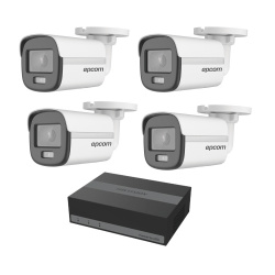 Epcom Kit Camaras De Seguridad Video Vigilancia Metalicas Con