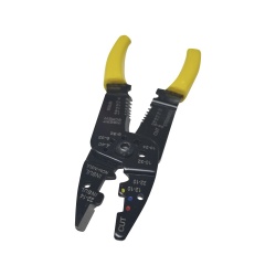 Epcom Pinzas para Cortar EP-204B, Negro/Amarillo 