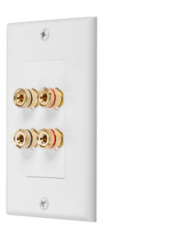 Epcom Placa de Pared EP-WP2S, 4 Puertos, Blanco 