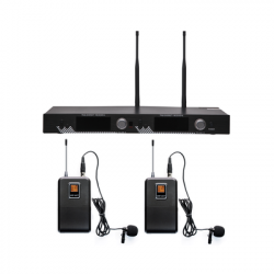 Epcom Kit de Micrófonos y Receptor UHF EP521UL, Inalámbrico, Negro 