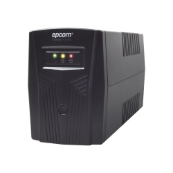 No Break Epcom EPU600L Línea Interactiva, 360W, 600VA, Entrada 80 - 150V, Salida 120V, 4 Contactos 