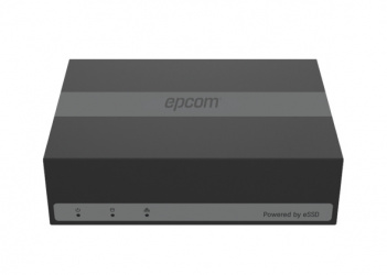 Epcom DVR de 4 Canales TURBOHD + 1 Canal IP EXS04-TURBO para 1 Disco Duro, máx. 300GB, 2x USB 2.0, 1x RJ-45 - Incluye eSSD de 300GB 