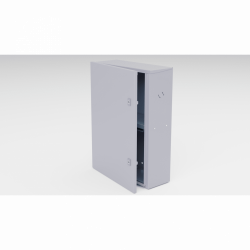 Epcom Gabinete para Baterias GBP02, hasta 2 Unidades, Plata 