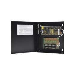 Epcom Fuente de Poder para 8 Cámaras CCTV GRT-1204-VDCT-V3, Entrada 100 - 240V, Salida 12V 