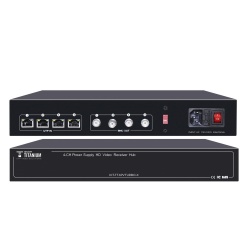 Epcom Kit Premium de 4 Transmisores y 1 Receptor de Vídeo KIT-TT4PVTURBOX, 4x BNC, 4x RJ-45, 300m 