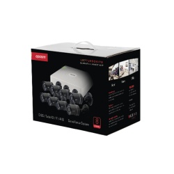 Epcom Kit de Vigilancia Turbo HD de 8 Cámaras CCTV Bullet y 8 Canales, con Grabadora 
